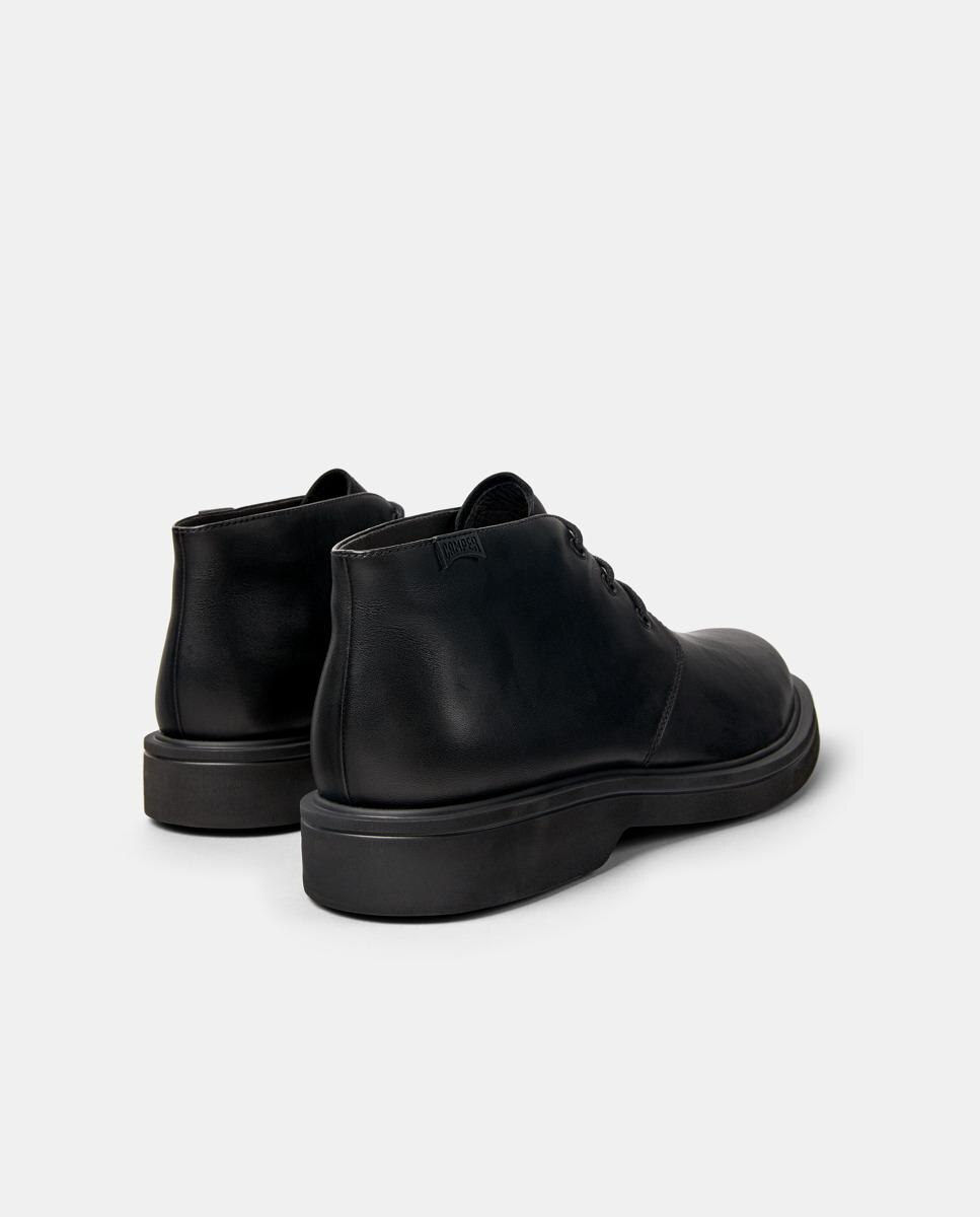 Botines de cordones de hombre norman - Camper - Negro Negro-4