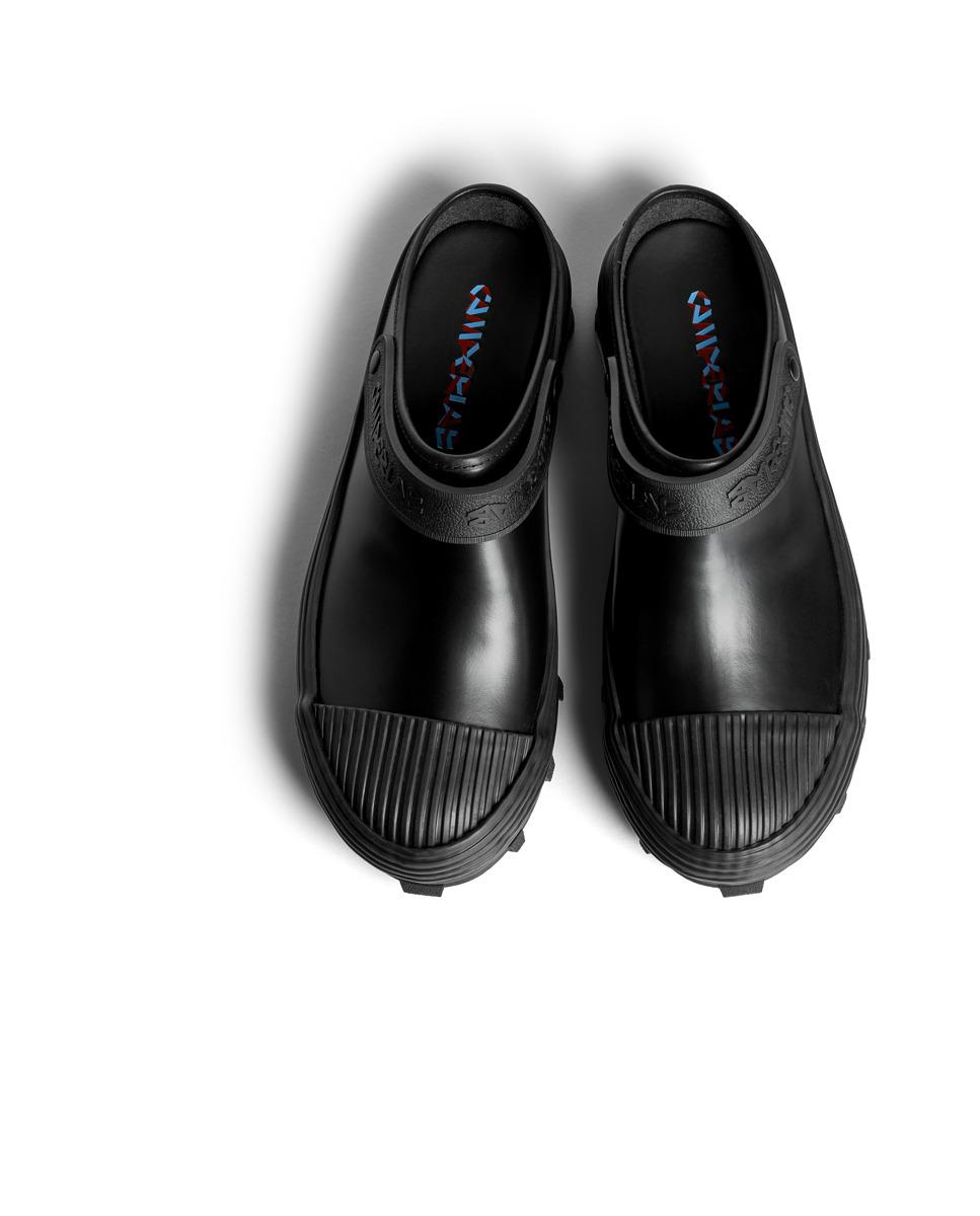 Zuecos unisex de piel vulcanizada de color - camperlab - Negro Negro-3