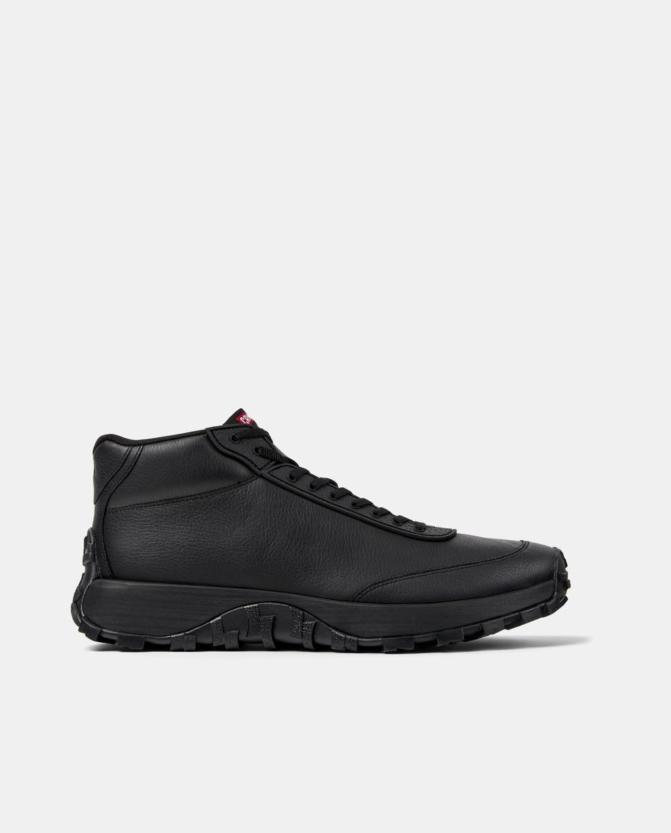 Sapatilhas de Pele Drift Trail Tipo Bota Preto-1