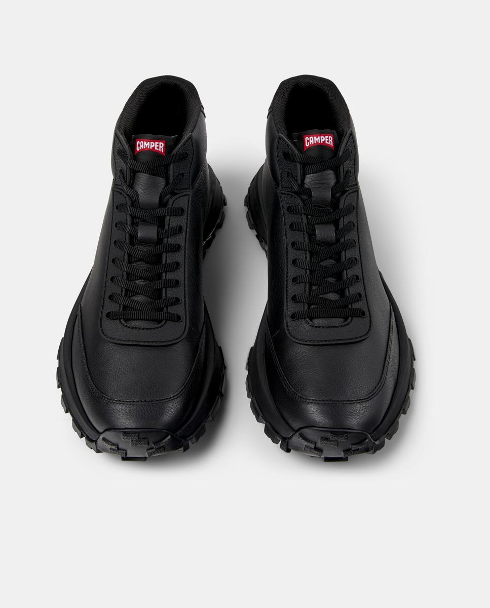 Sapatilhas de Pele Drift Trail Tipo Bota Preto-2