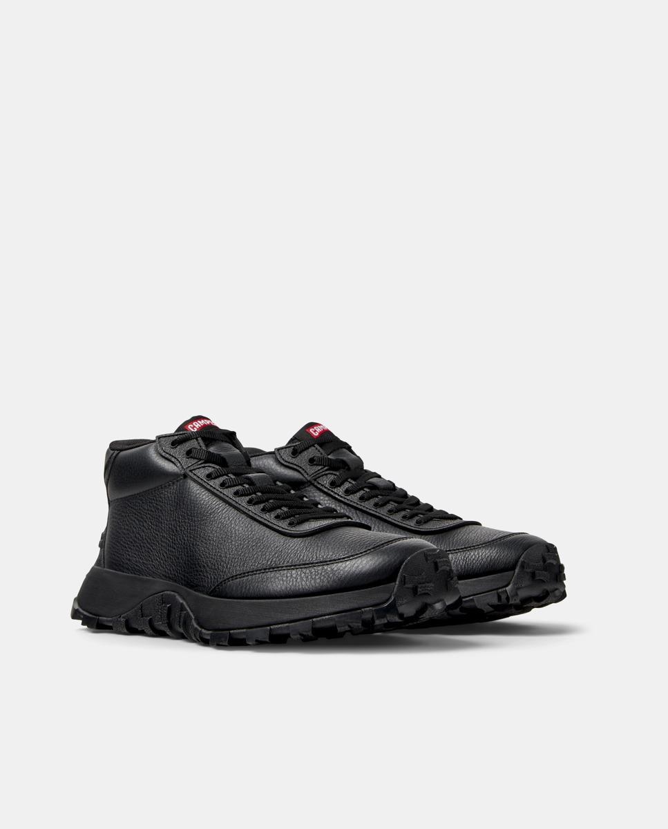 Sapatilhas de Pele Drift Trail Tipo Bota Preto-5
