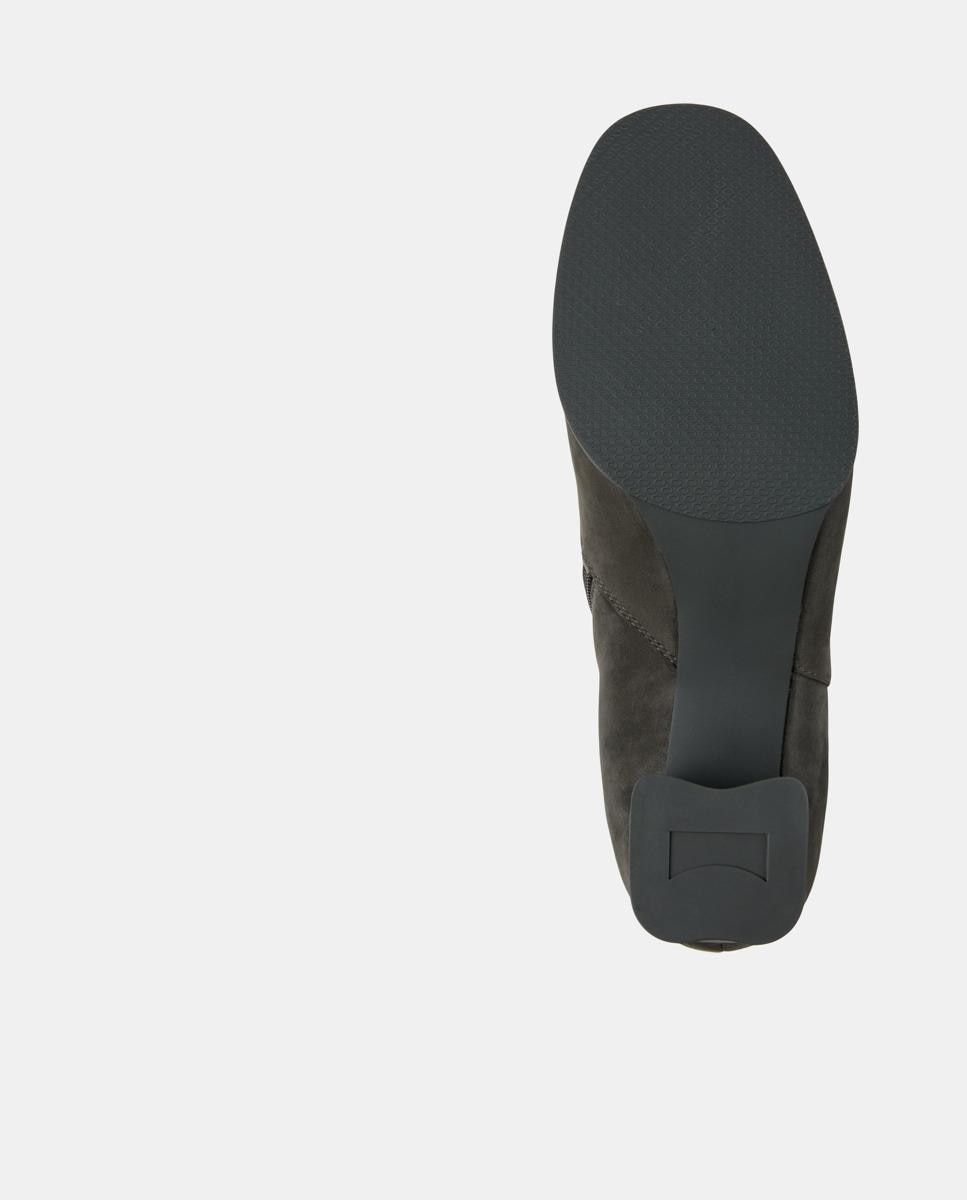 Botines de mujer katie en cuero con cierre de cremallera - Camper - Gris oscuro Gris oscuro-5