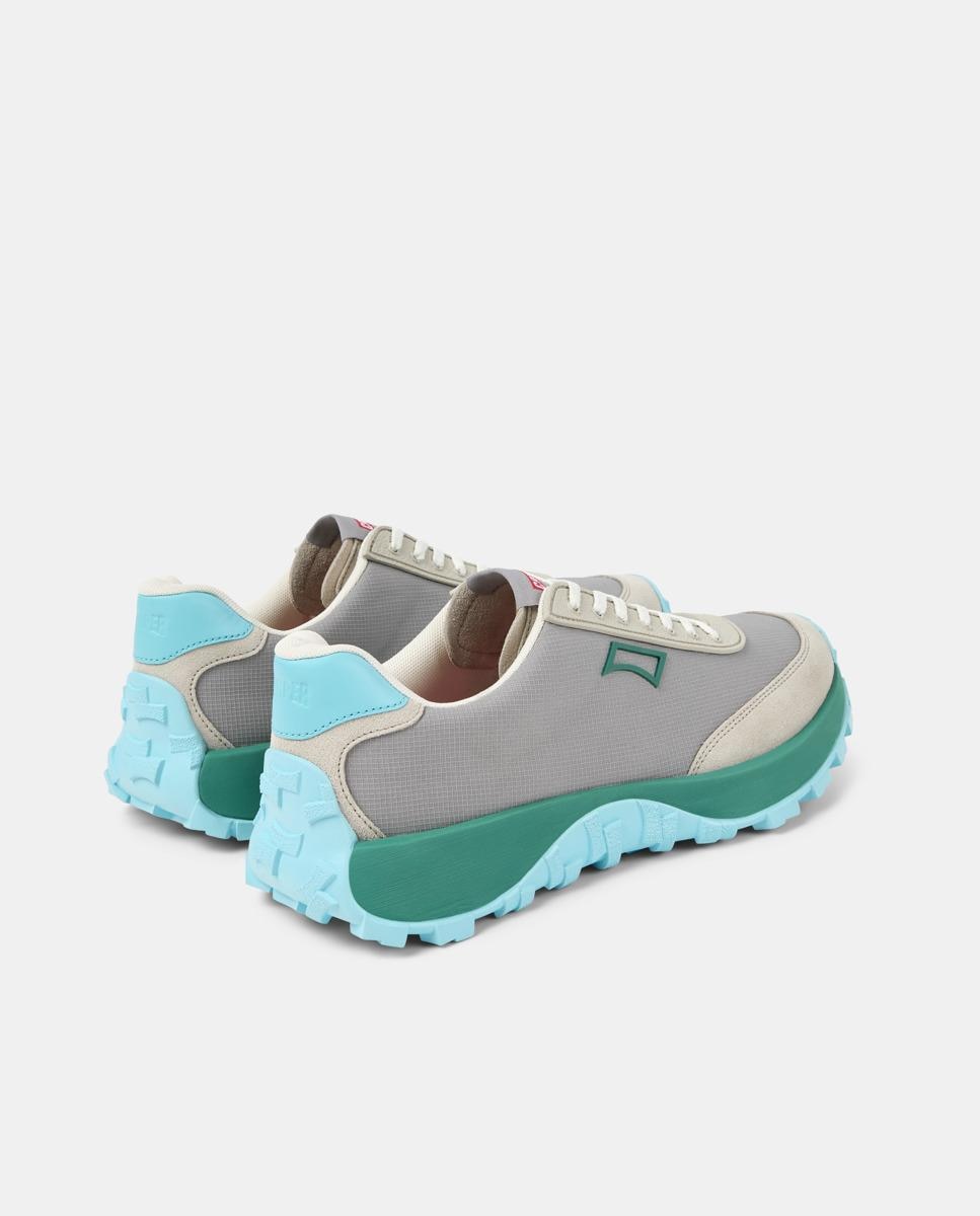 Zapatillas retro de hombre drift trail - Camper - Gris / Verde Gris / Verde-2