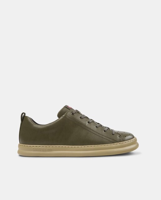 Imagen 0 de Zapatillas de piel de hombre Runner Four con cordones