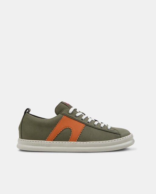 Imagen 0 de Zapatillas de piel de hombre Runner Four con cordones