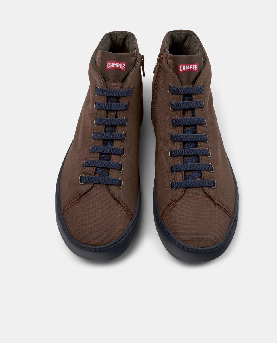 Zapatillas deportivas de hombre Peu Touring abotinadas - Camper - Marrón Marrón-3