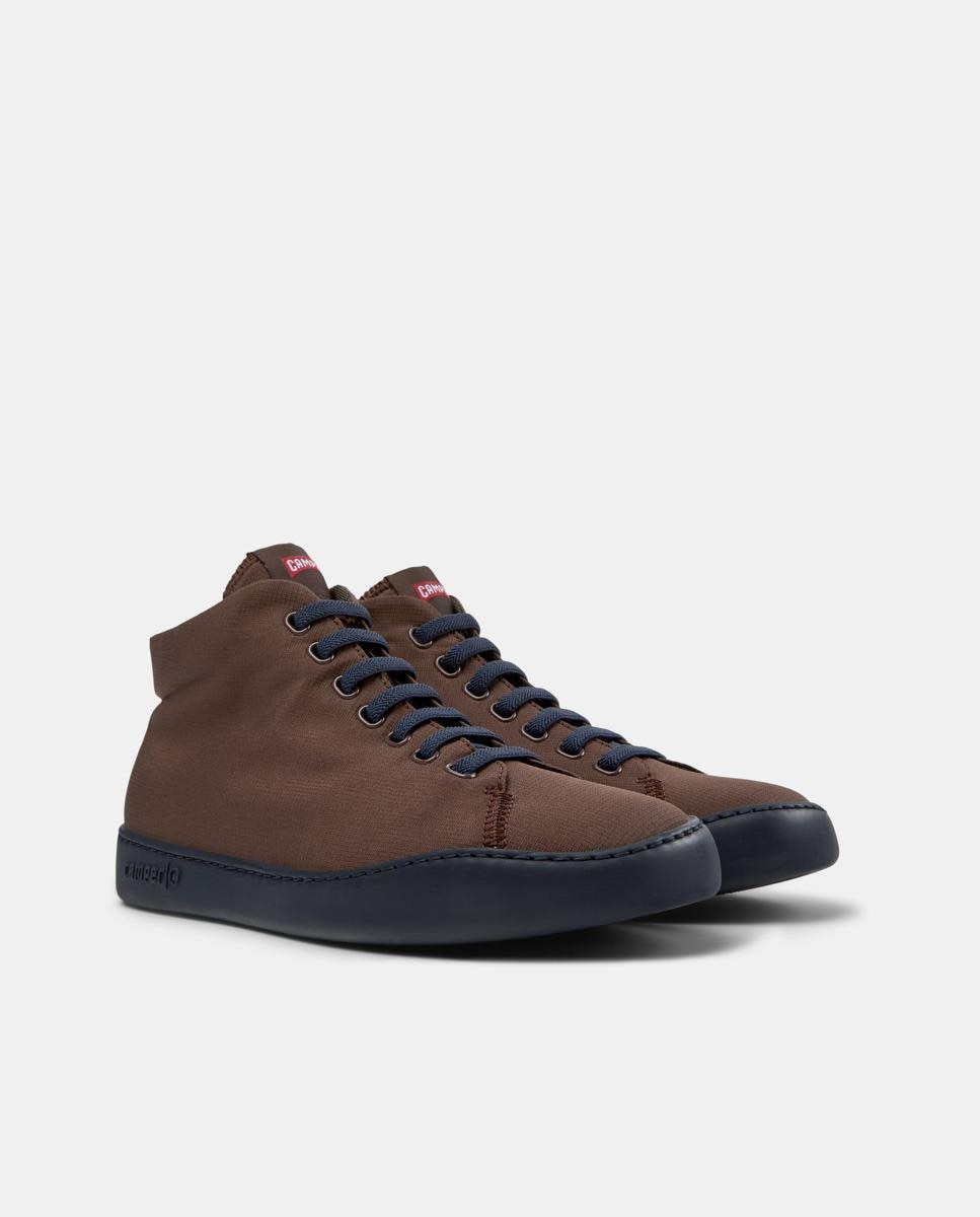 Zapatillas deportivas de hombre Peu Touring abotinadas - Camper - Marrón Marrón-5