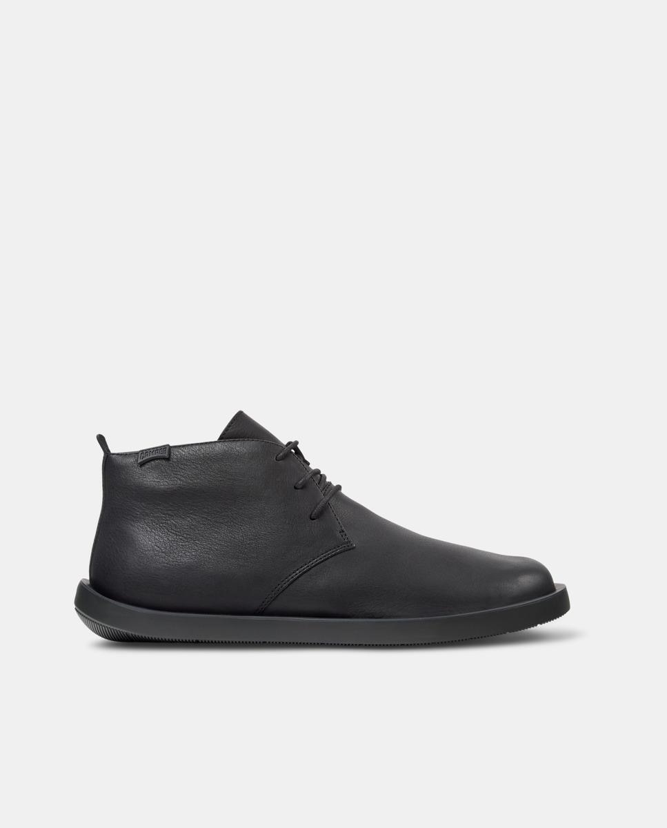 Camper - Botines piel de hombre wagon con cordones.