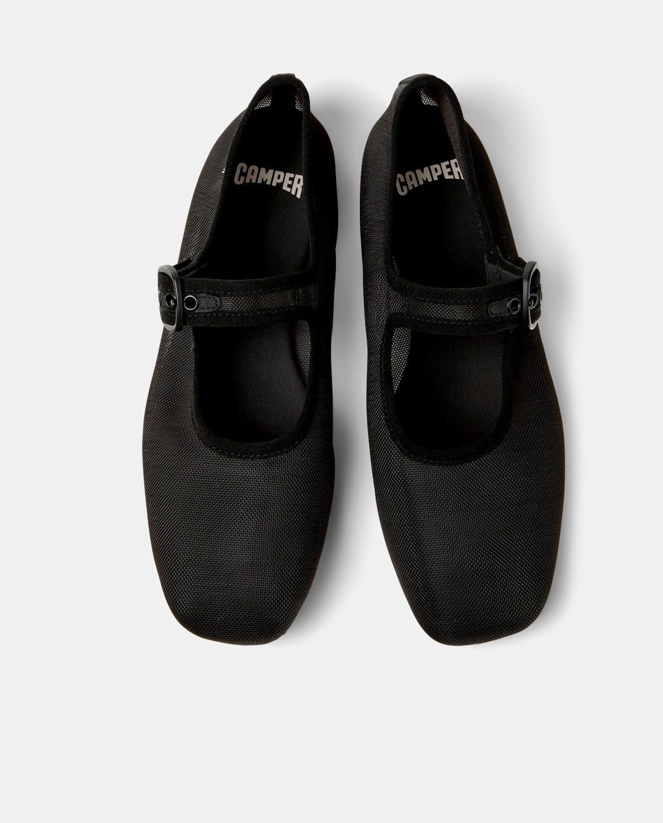 Bailarinas planas de mujer Casi Myra con hebilla - Camper - Negro Negro-2