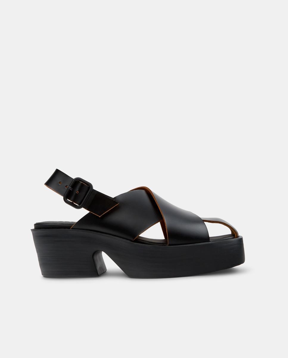 Camper - Sandalias de tacón de mujer Billie de piel.