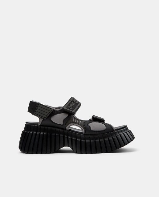 Imagen 0 de Sandalias de plataforma de mujer BCN de piel