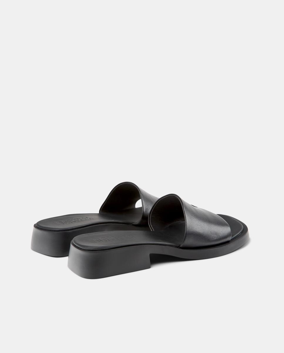 Sandalias de mujer Dana de piel - Camper - Negro Negro-2