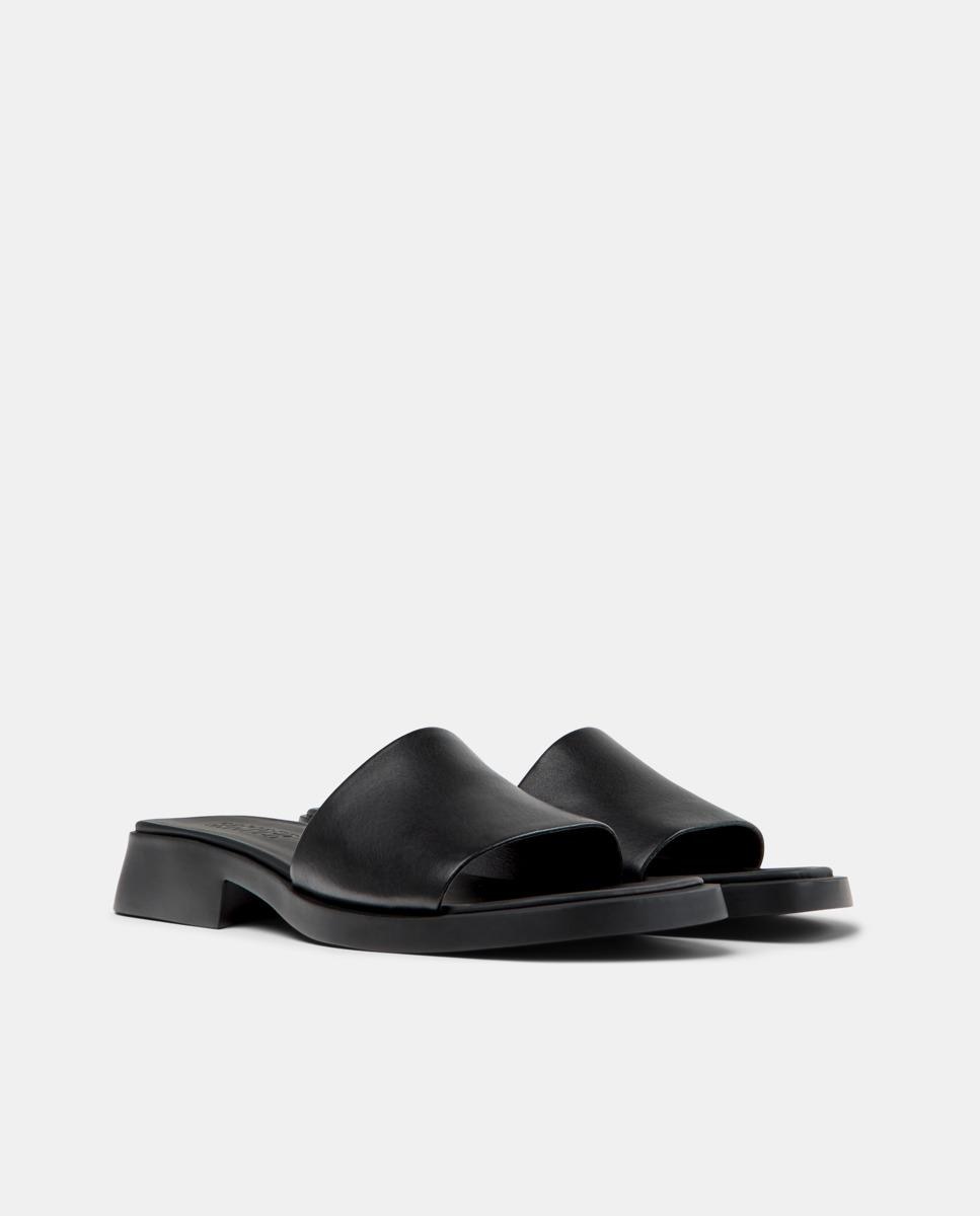 Sandalias de mujer Dana de piel - Camper - Negro Negro-5