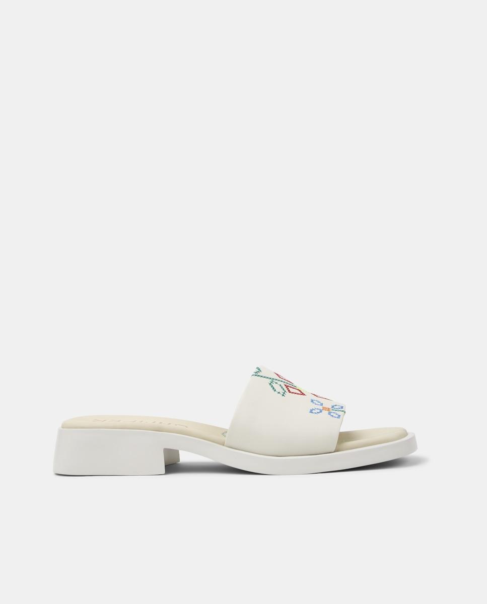 Camper - Sandalias de tacón de mujer Dana Twins de piel.