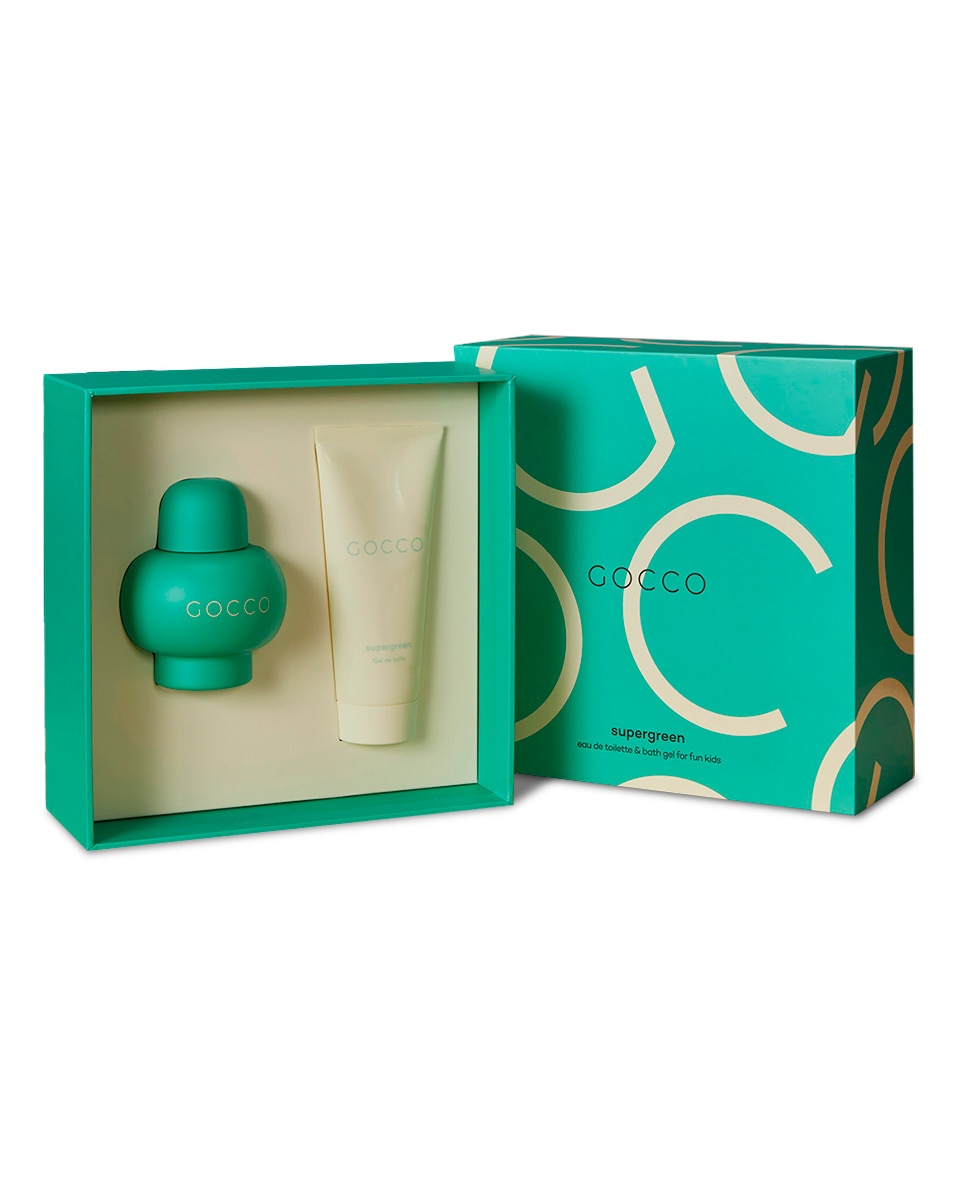 Imagen 0 de Estuche Supergreen fragancia 75ml + gel 100ml Gocco