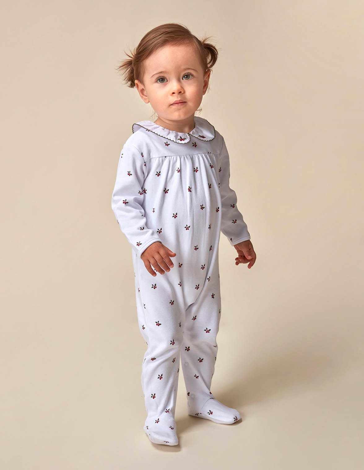 Pijama de bebé niña 100% algodón estampado