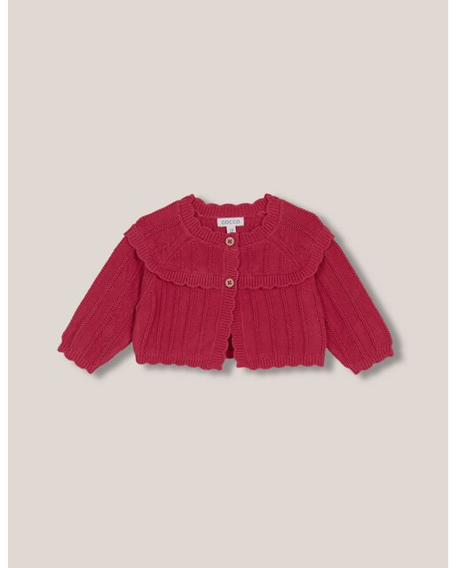 Imagen 0 de Chaqueta de bebé de punto del revés con botones