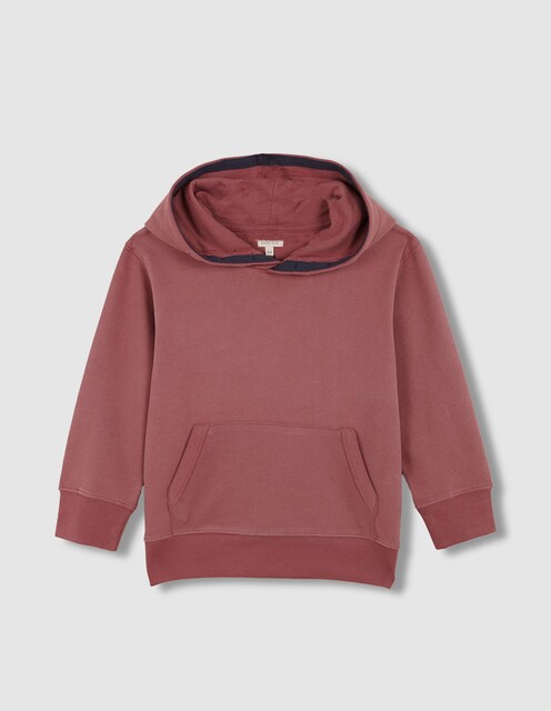 Imagen 0 de Sudadera de niño con capucha y bolsillo canguro