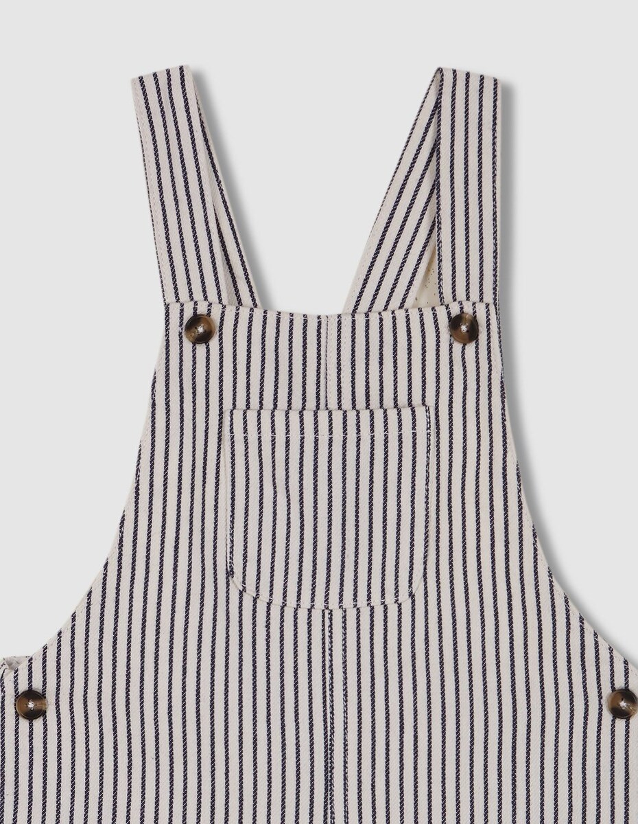 Gocco Pantaloni Chino Corti A Righe Per Bambini E Ragazzi, 100% Cotone, Lavabili In Lavatrice