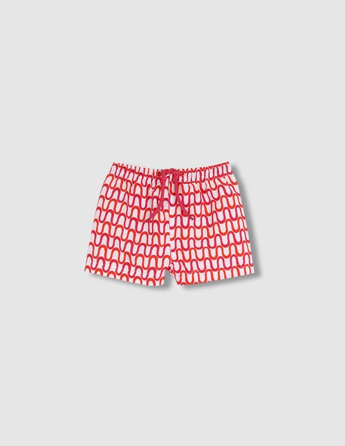 Imagen 0 de Bañador de bebé niño estampado con cordón de ajuste