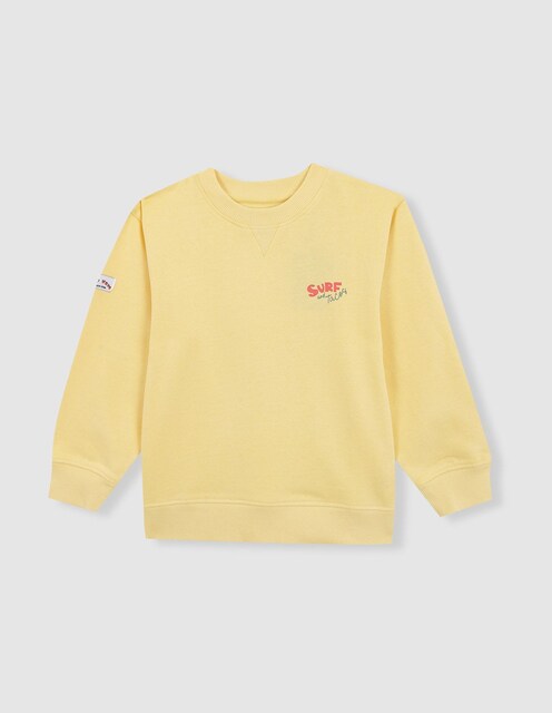 Imagen 0 de Sudadera de niño con cuello redondo y dibujo trasero