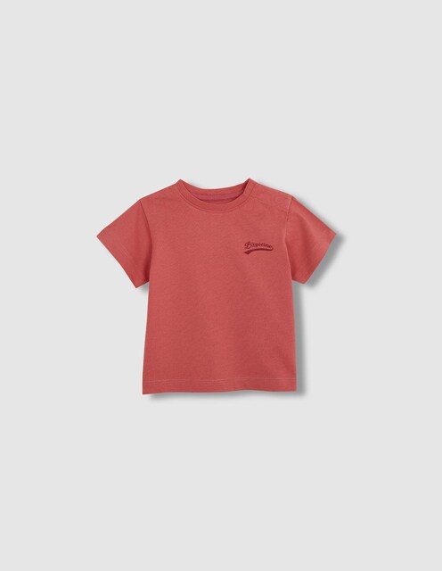 Imagen 0 de Camiseta de bebé niño lavada de manga corta