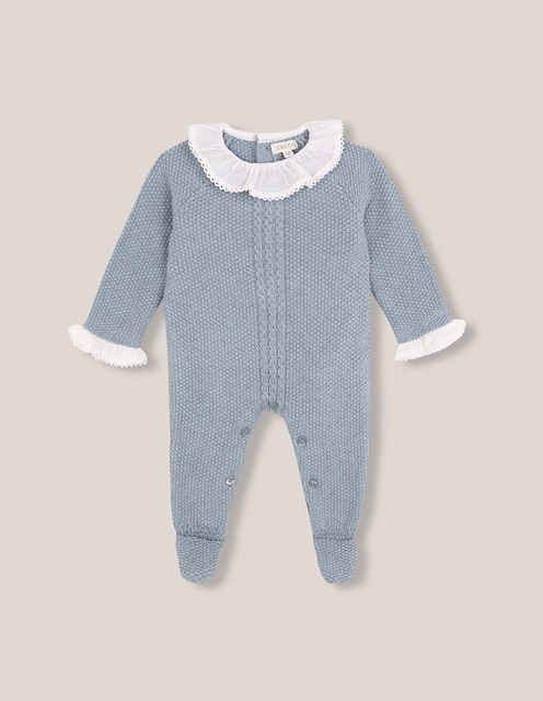 Imagen 0 de Pelele de bebé con cuello volante