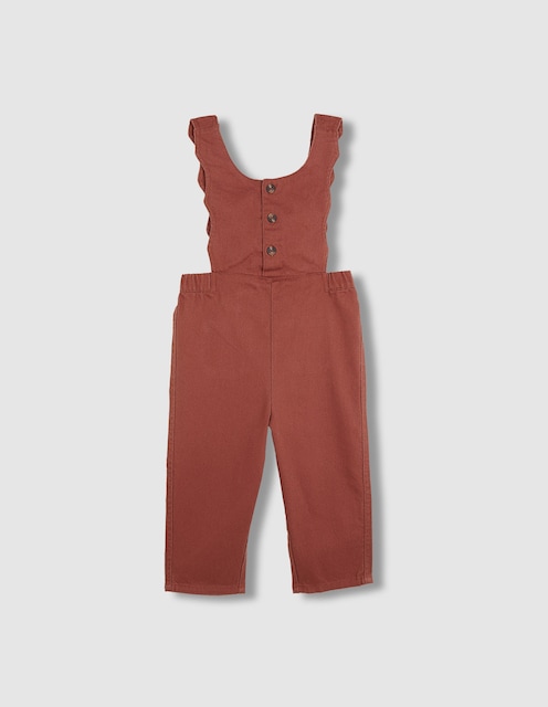 Imagen 0 de Peto de bebé marrón con ondas