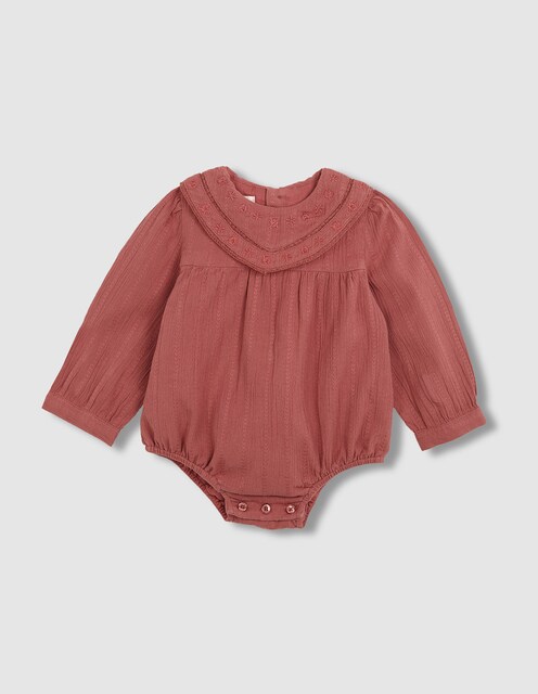 Imagen 0 de Ranita de bebé manga larga con cuello babero