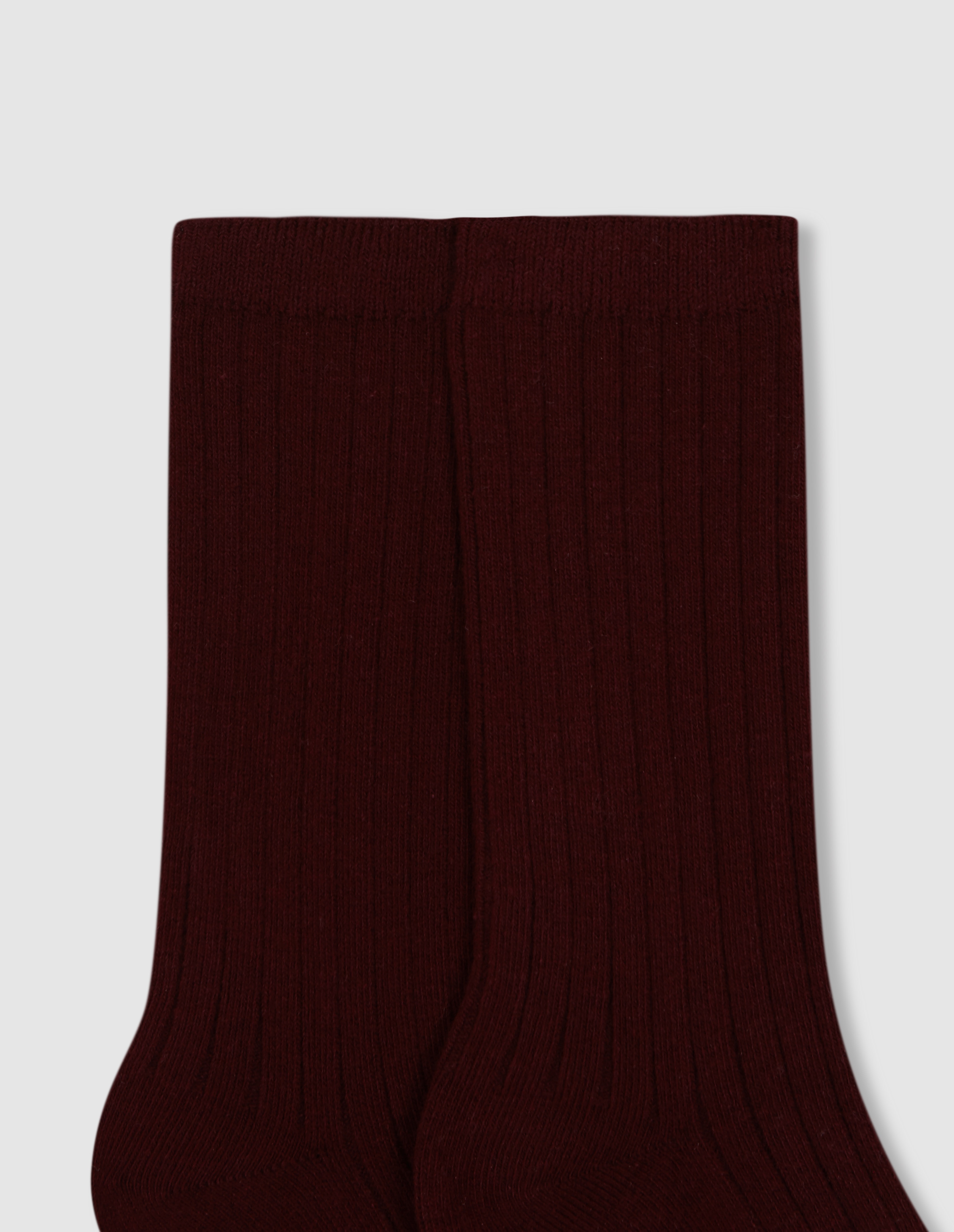 Calcetines de niño en de canalé - Gocco - Granate Granate-2