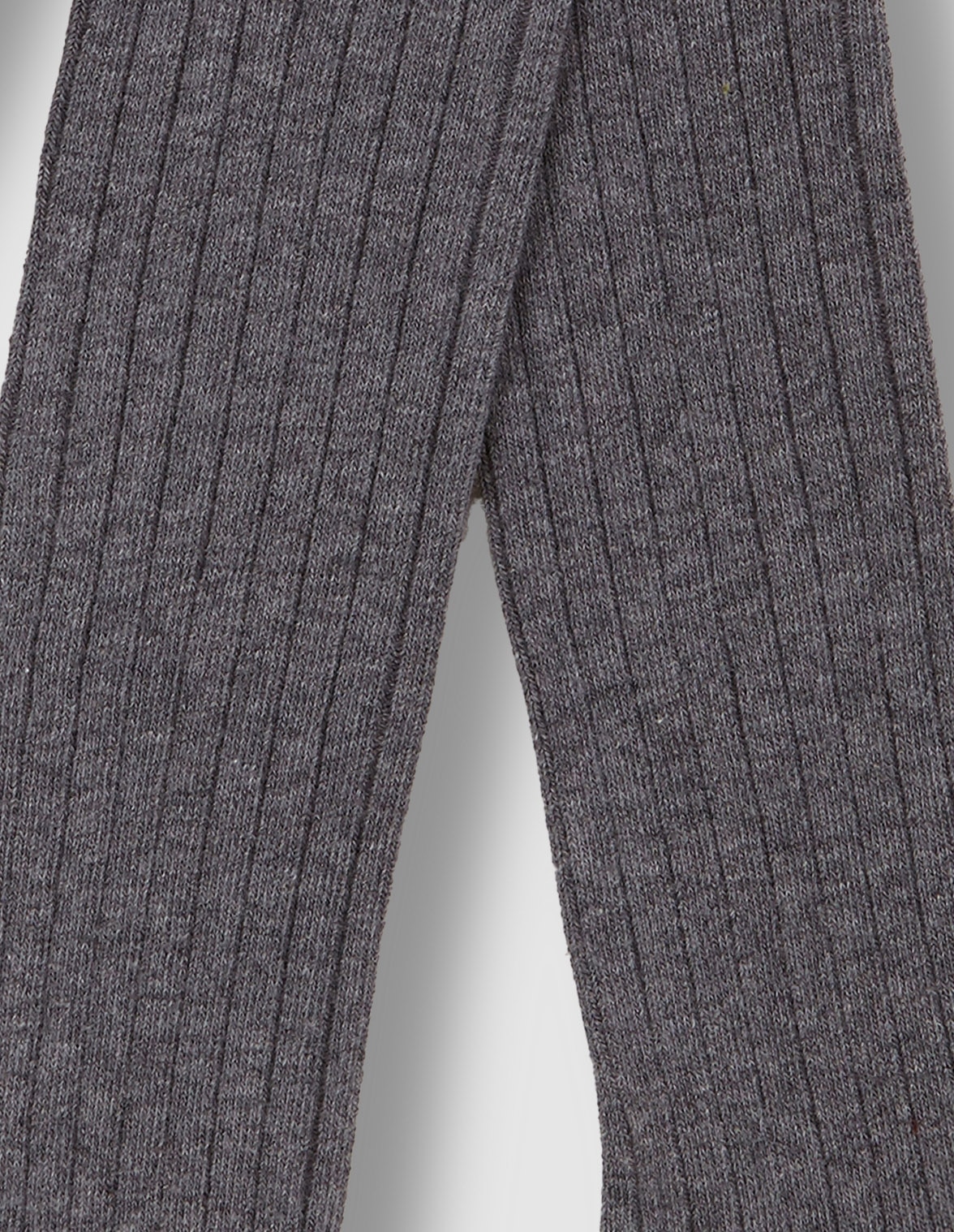Leotardos de niña básicos de canalé - Gocco - Gris Gris-2