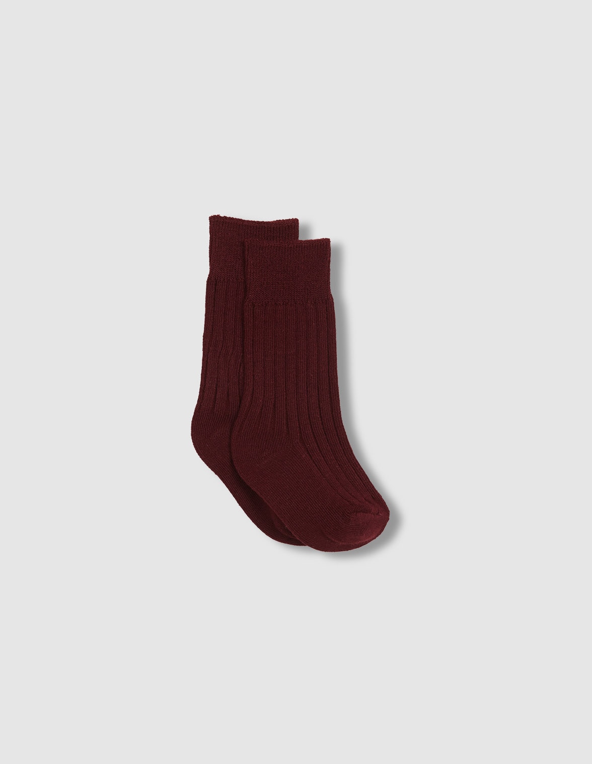 Imagen 0 de Calcetines de bebé de canalé Rojo