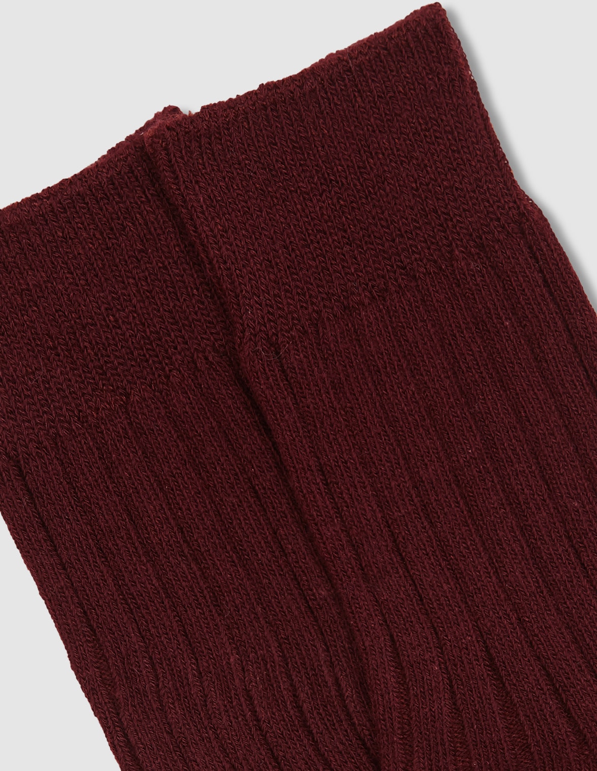 Calcetines de bebé de canalé - Gocco - Rojo Rojo-2