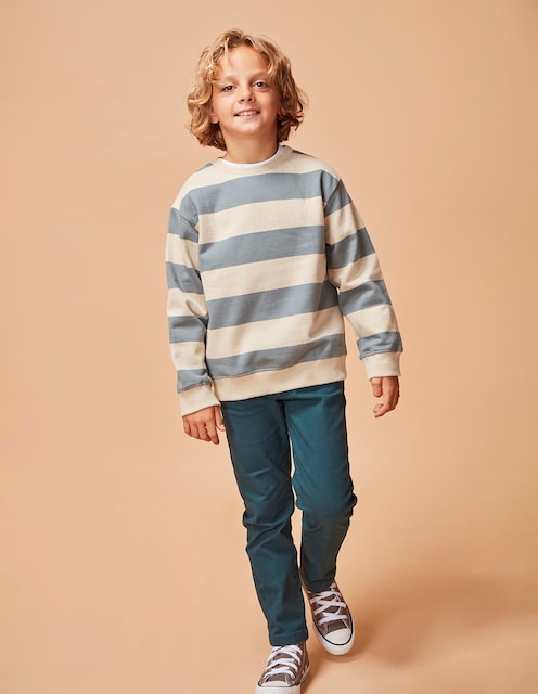 Imagen 0 de Sudadera de niño de rayas