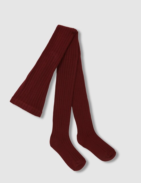 Imagen 0 de Leotardos de niña básicos de canalé