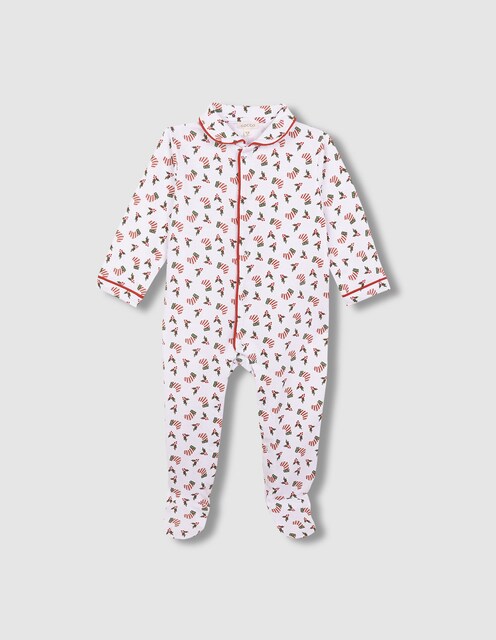 Imagen 0 de Pijama de bebé de navidad con vivo a contraste