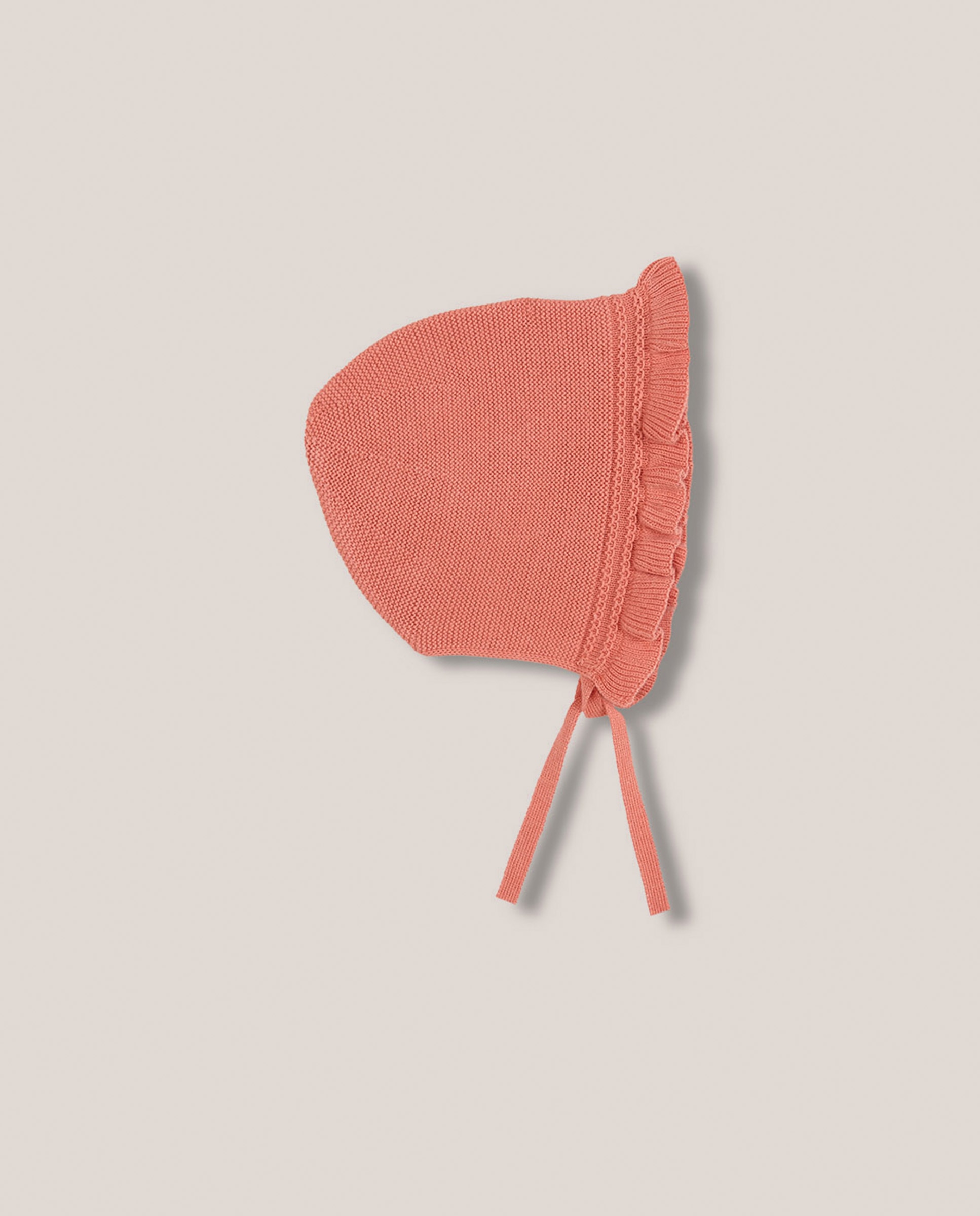 Imagen 0 de Gorro de bebé con volante Coral