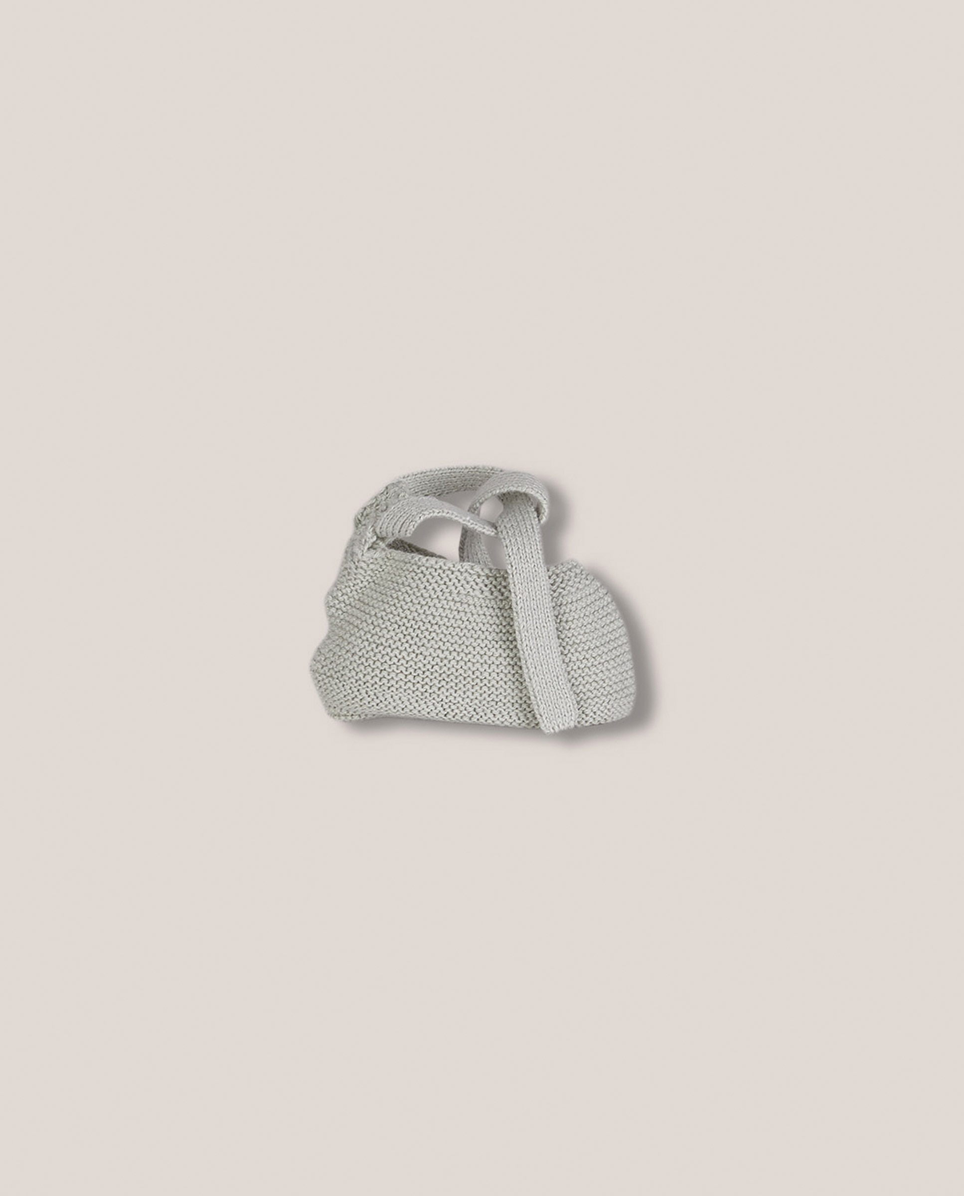 Imagen 0 de Patuco de bebé con lazo Gris