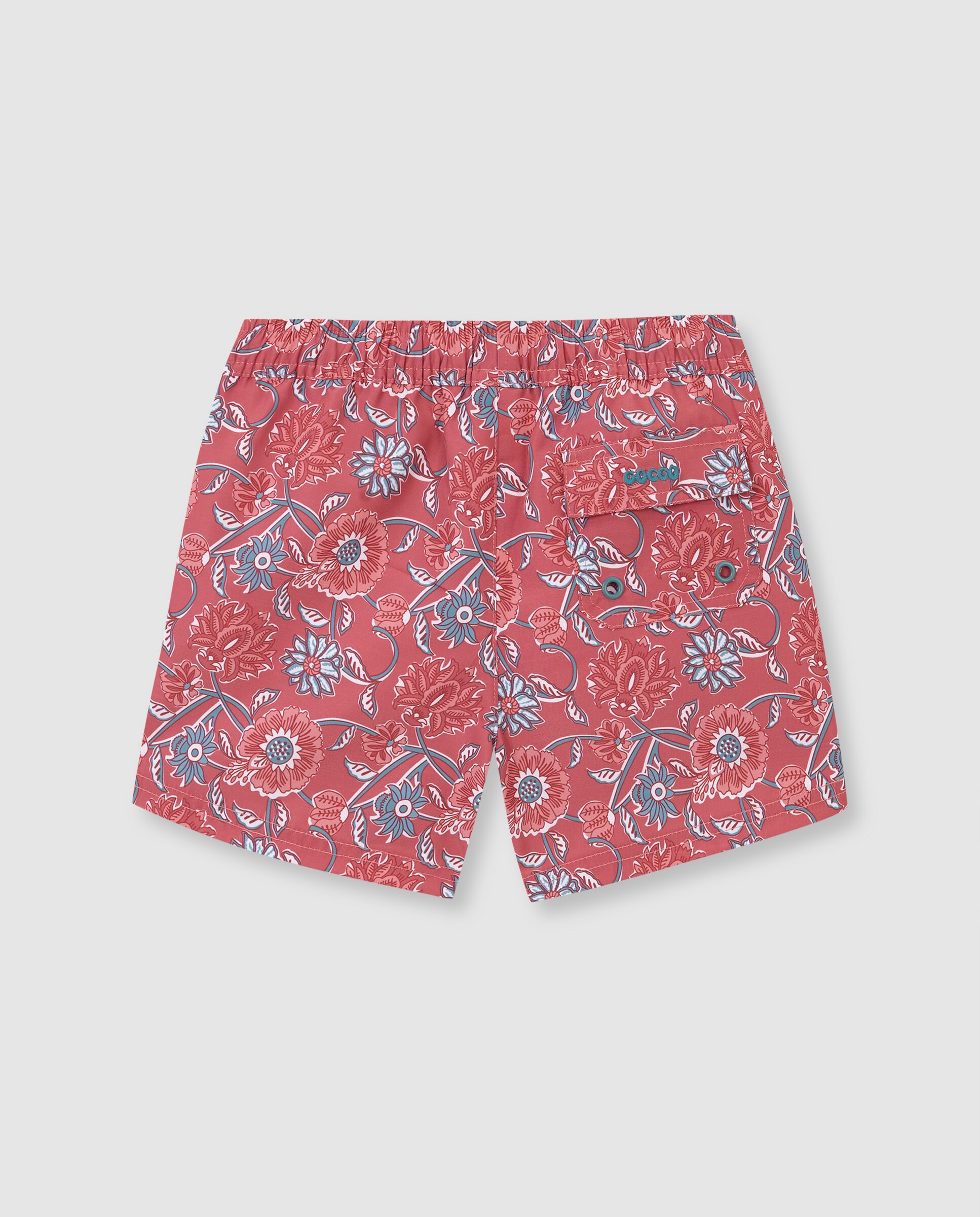 Bañador de niño estampado flores - Gocco - Rosa Rosa-6