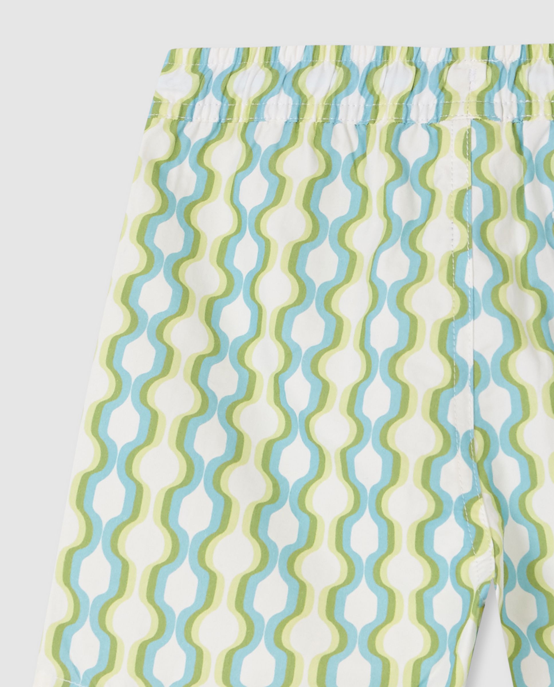 Bañador de niño estampado geométrico - Gocco - Azul / Verde Azul / Verde-6
