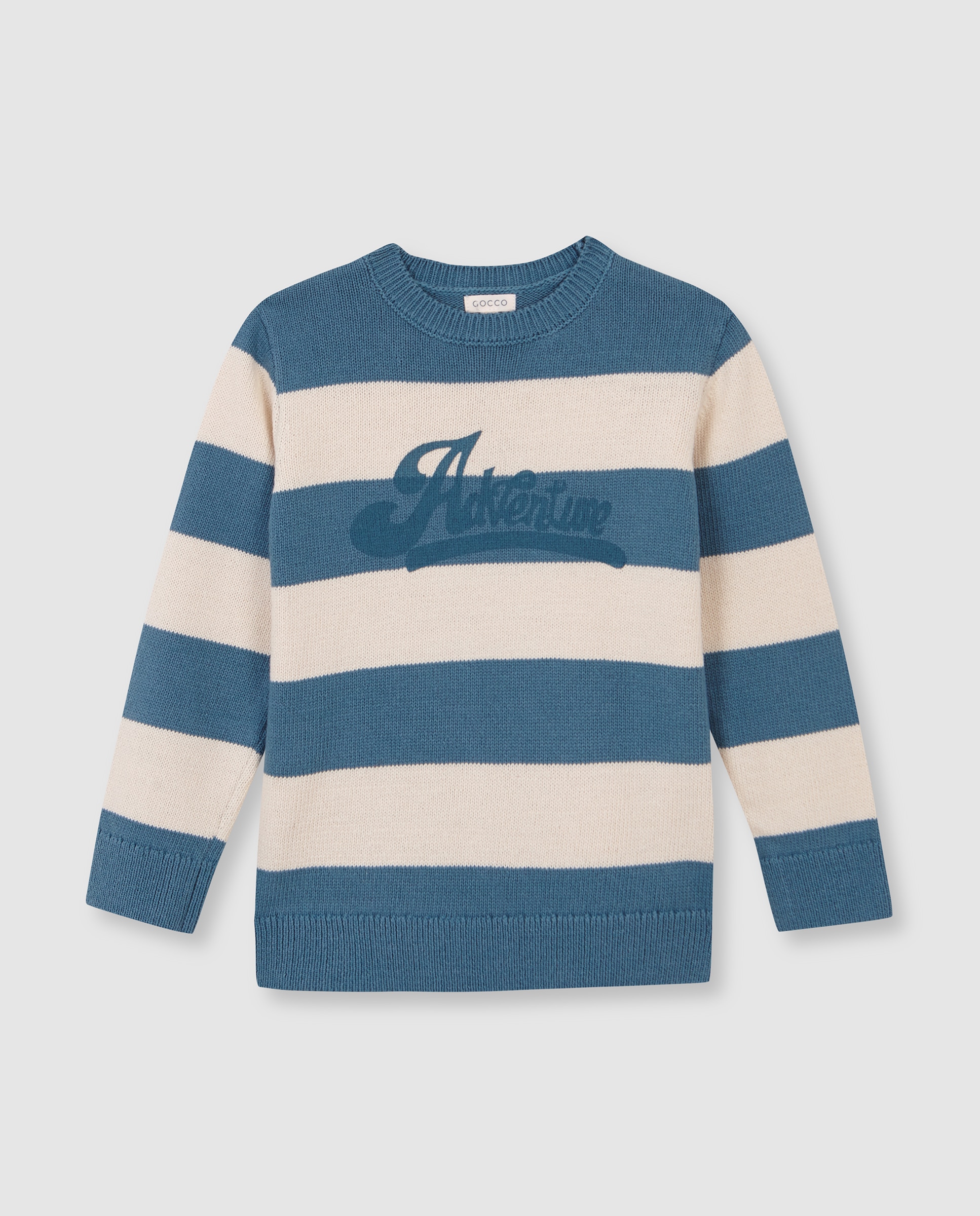 Jersey de niño de rayas con gráfico