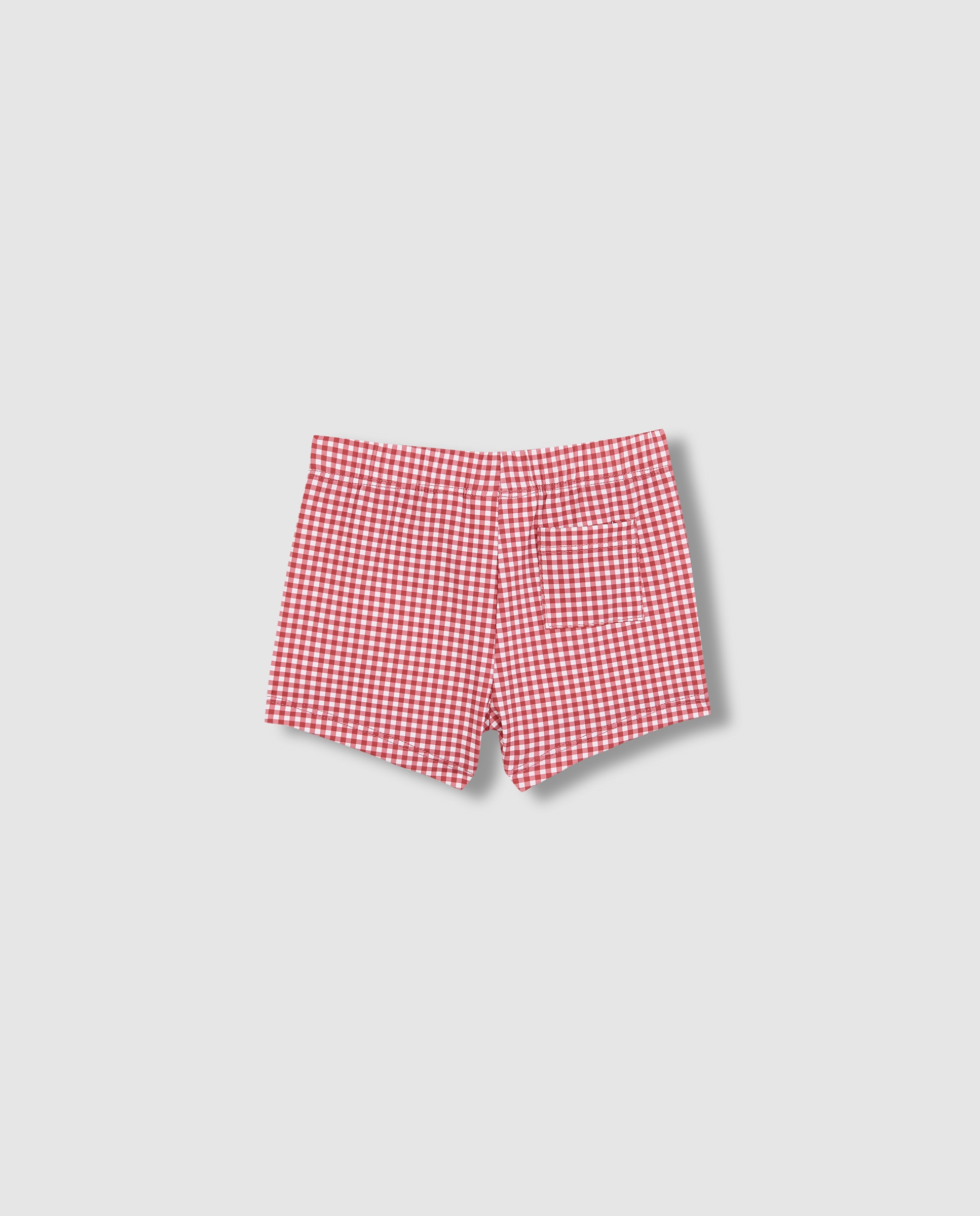 Bañador licra de bebé de cuadros vichy - Gocco - Coral Coral-5