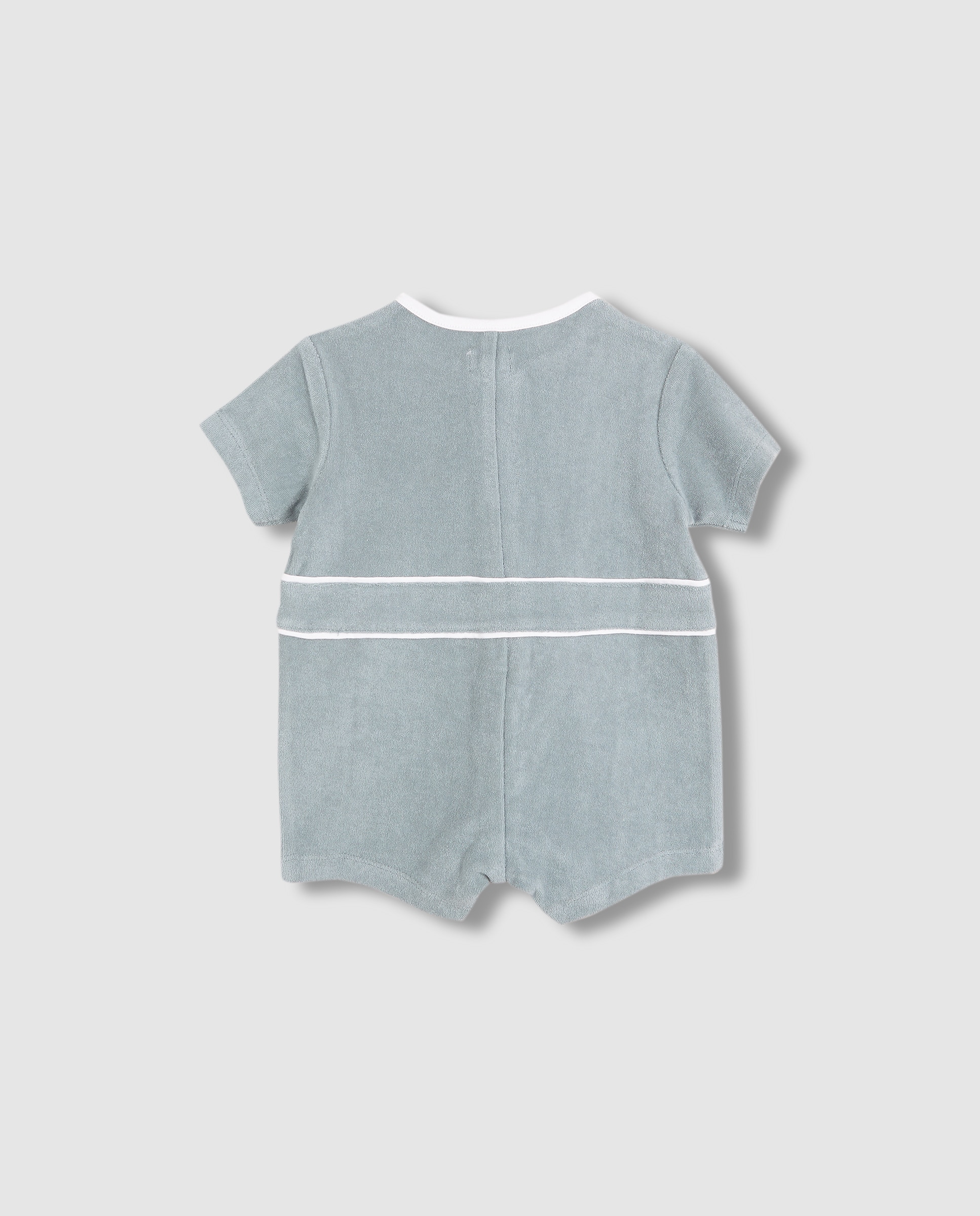 Mono de bebé de rizo - Gocco - Azul / Verde Azul / Verde-5