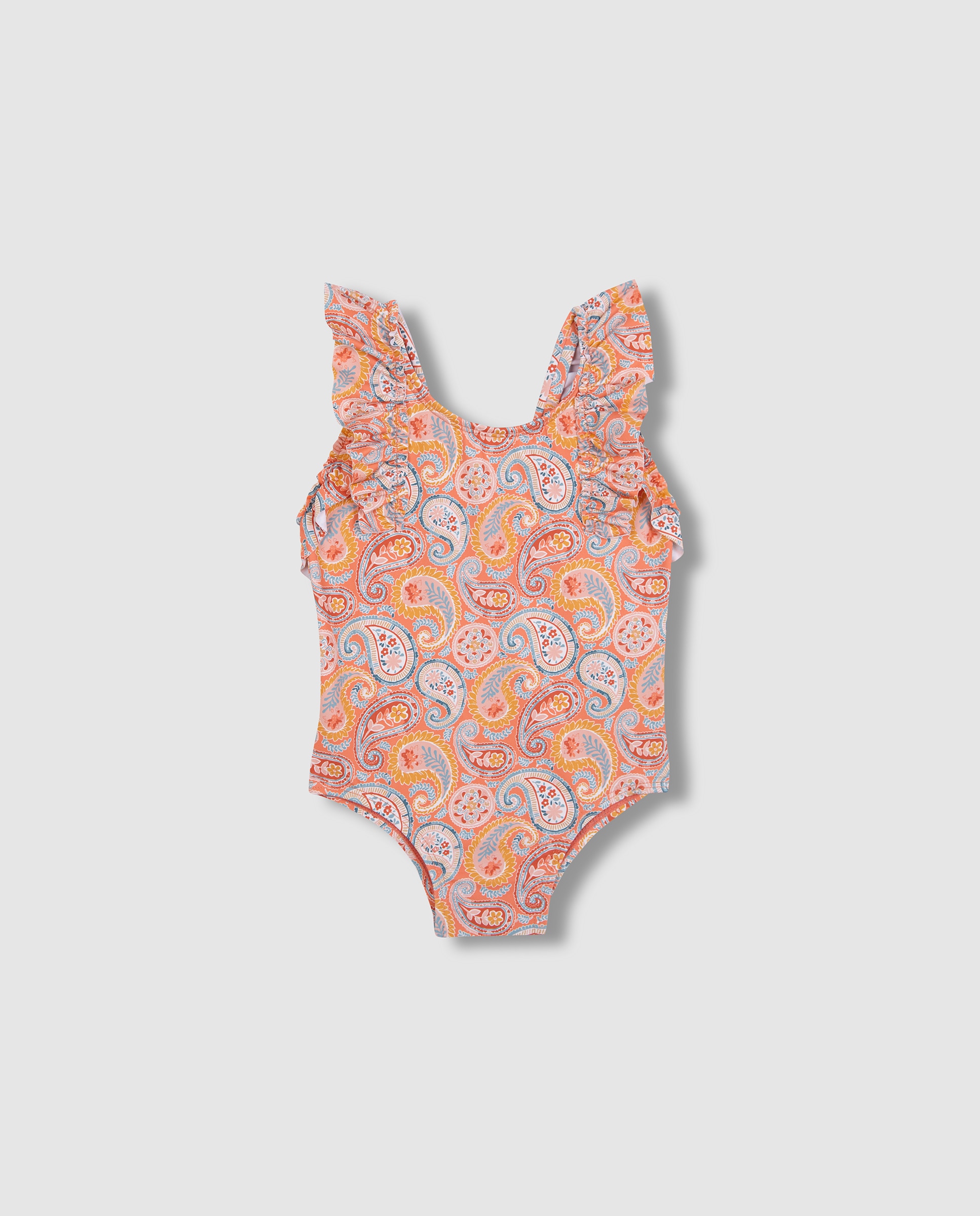Imagen 0 de Bañador de bebé estampado paisley Naranja