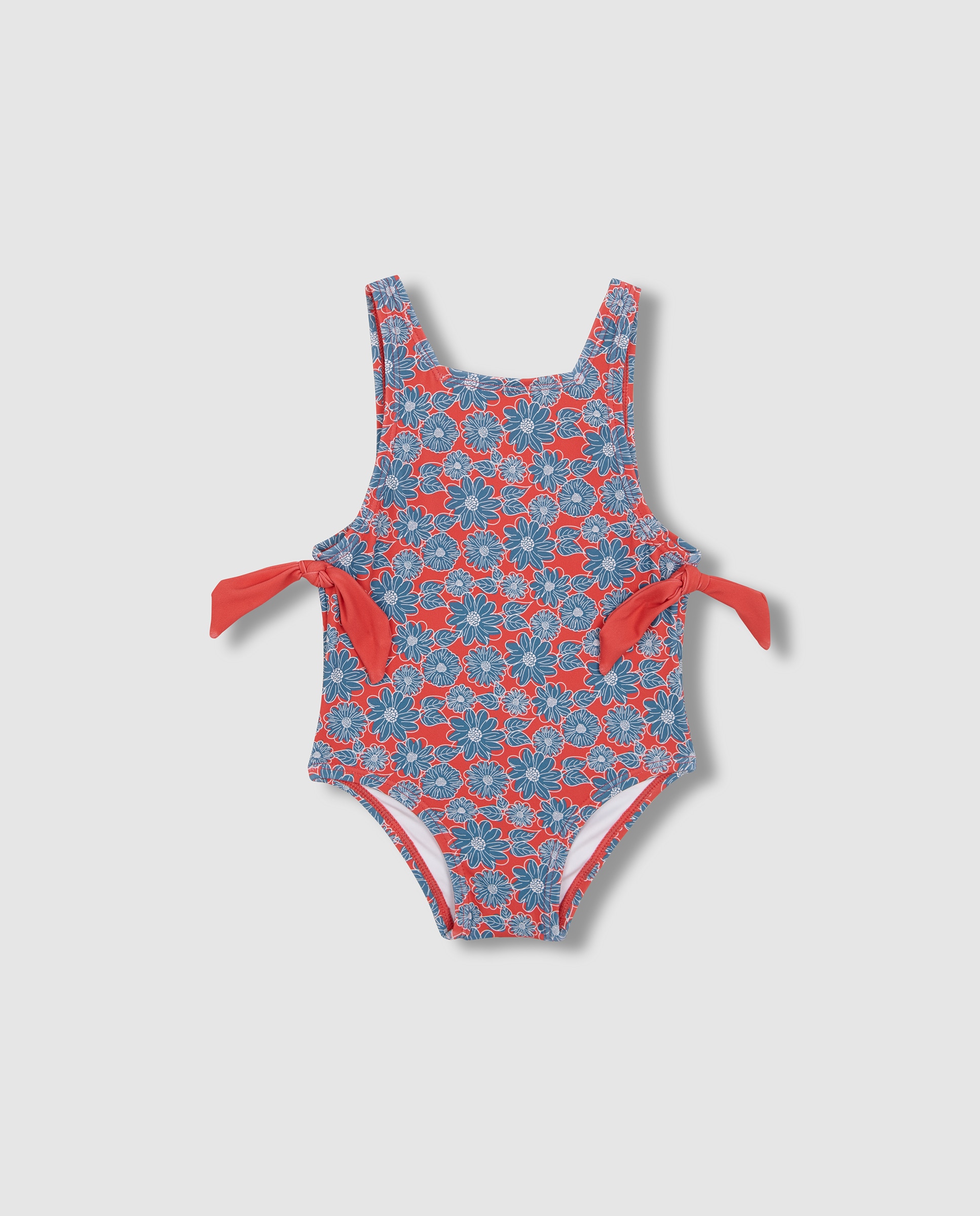 Bañador de bebé flor grande
