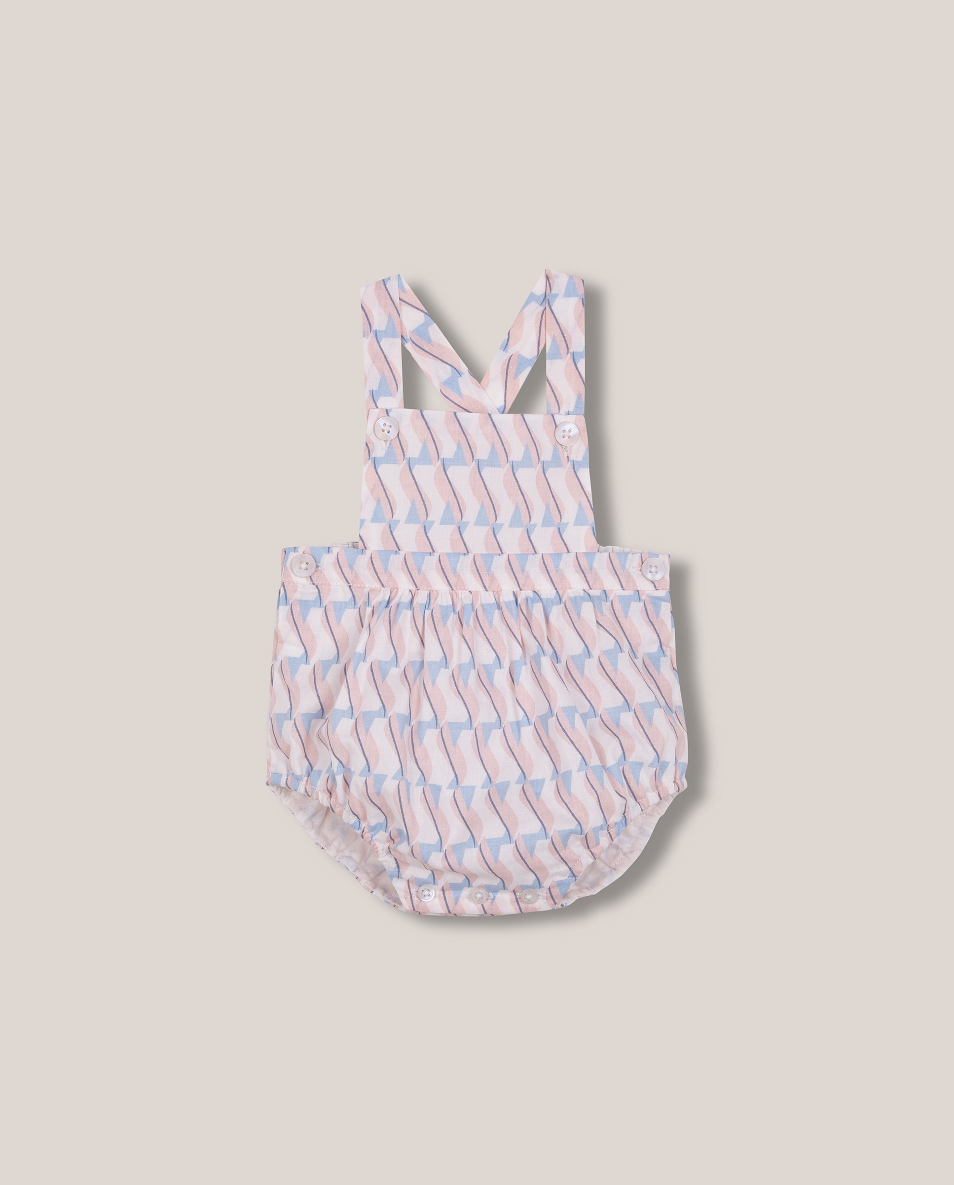 Imagen 0 de Ranita de bebé con estampado geométrico Rosa