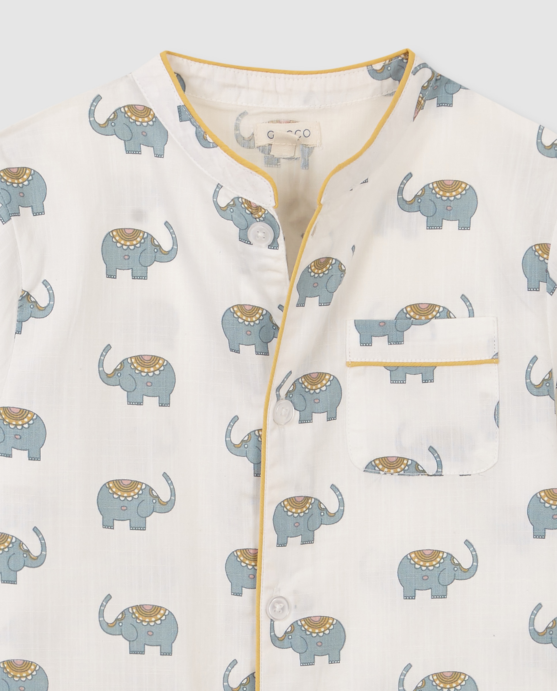 Pijama de niño con estampado - Gocco - Blanco roto Blanco roto-6