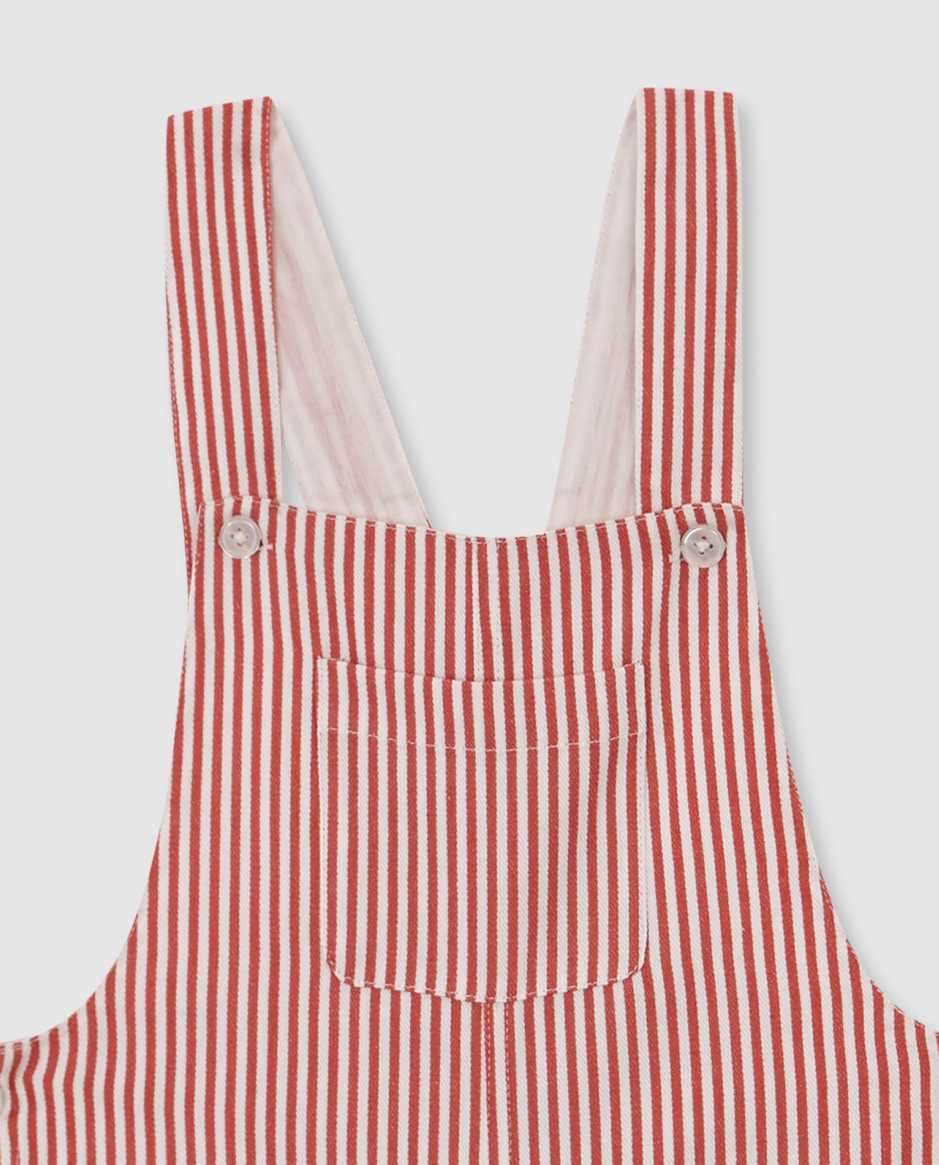 Peto de niño de rayas - Gocco - Rojo Rojo-5