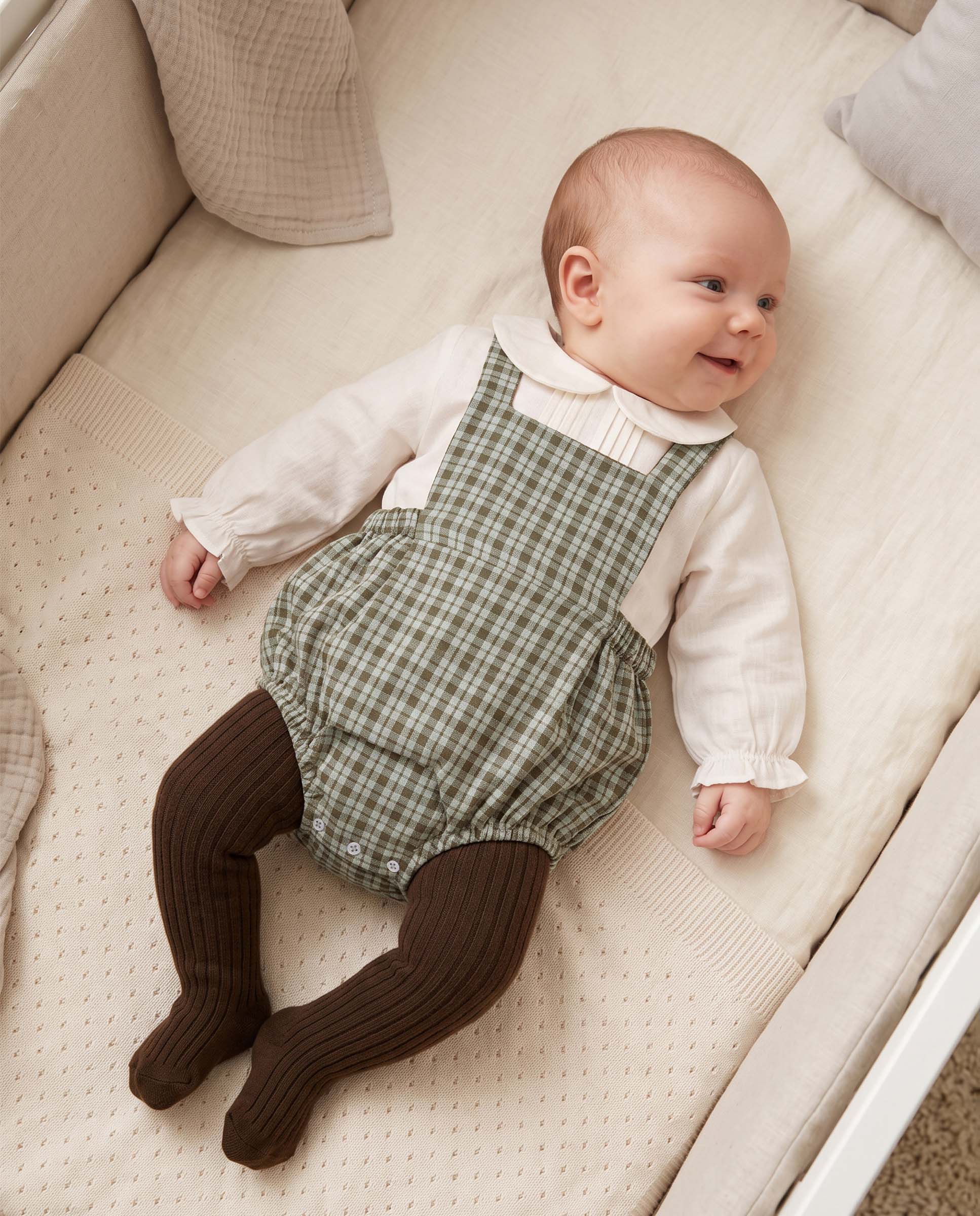 Imagen 2 de Camisa body de bebé con pliegues - Gocco - Blanco Blanco