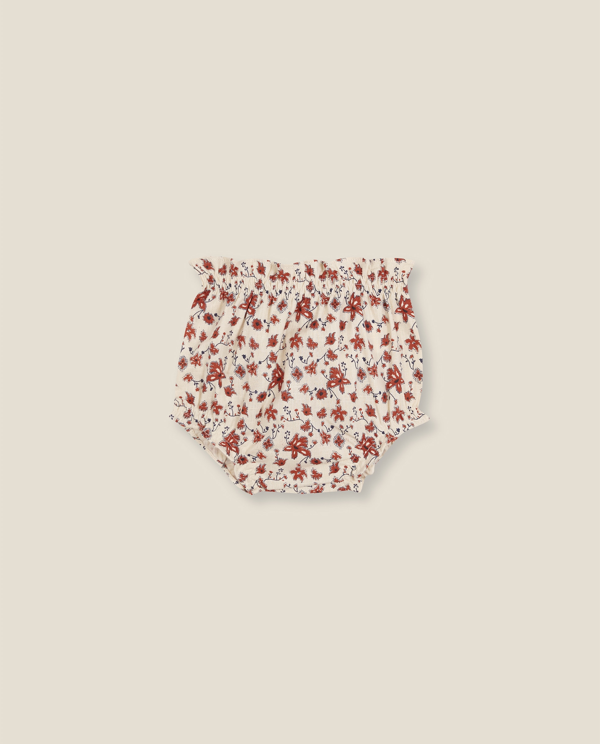 Imagen 0 de Pantalón de bebé con estampado floral Amarillo